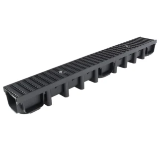 Odwodnienie liniowe B125 Krata Grafit Grid PVC 1000x98x131 mm do 125 Tony MAX-DRAIN