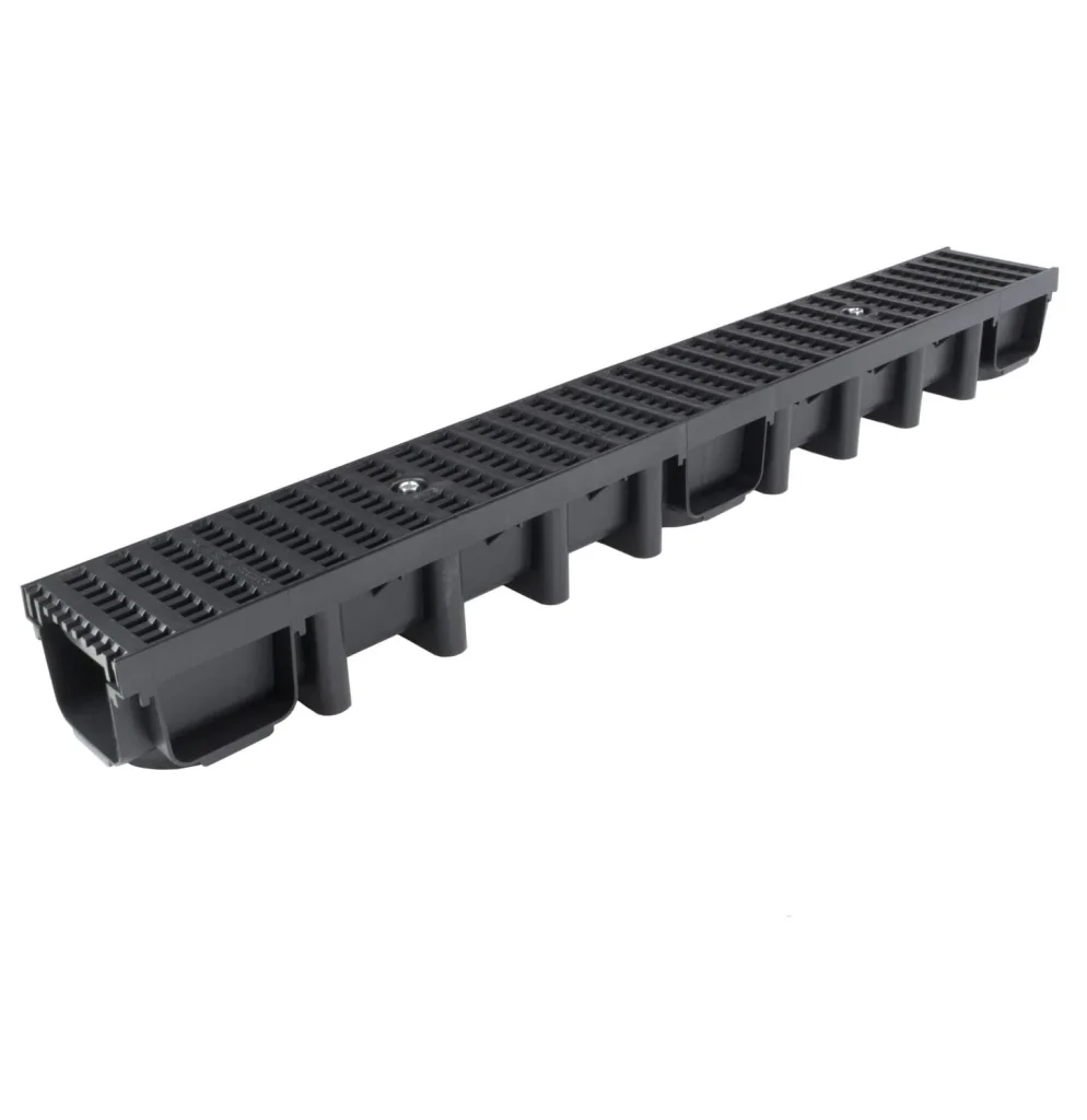 Odwodnienie liniowe B125 Krata Grafit Grid PVC 1000x98x131 mm do 125 Tony MAX-DRAIN