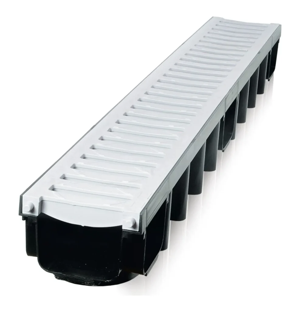 Odwodnienie liniowe B125 Krata Popiel Classic PVC 1000x98x131 mm do 125 Tony MAX-DRAIN