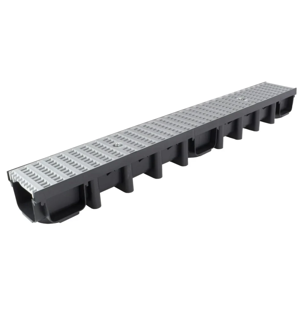 Odwodnienie liniowe B125 Krata Popiel Grid PVC 1000x98x131 mm do 125 Tony MAX-DRAIN