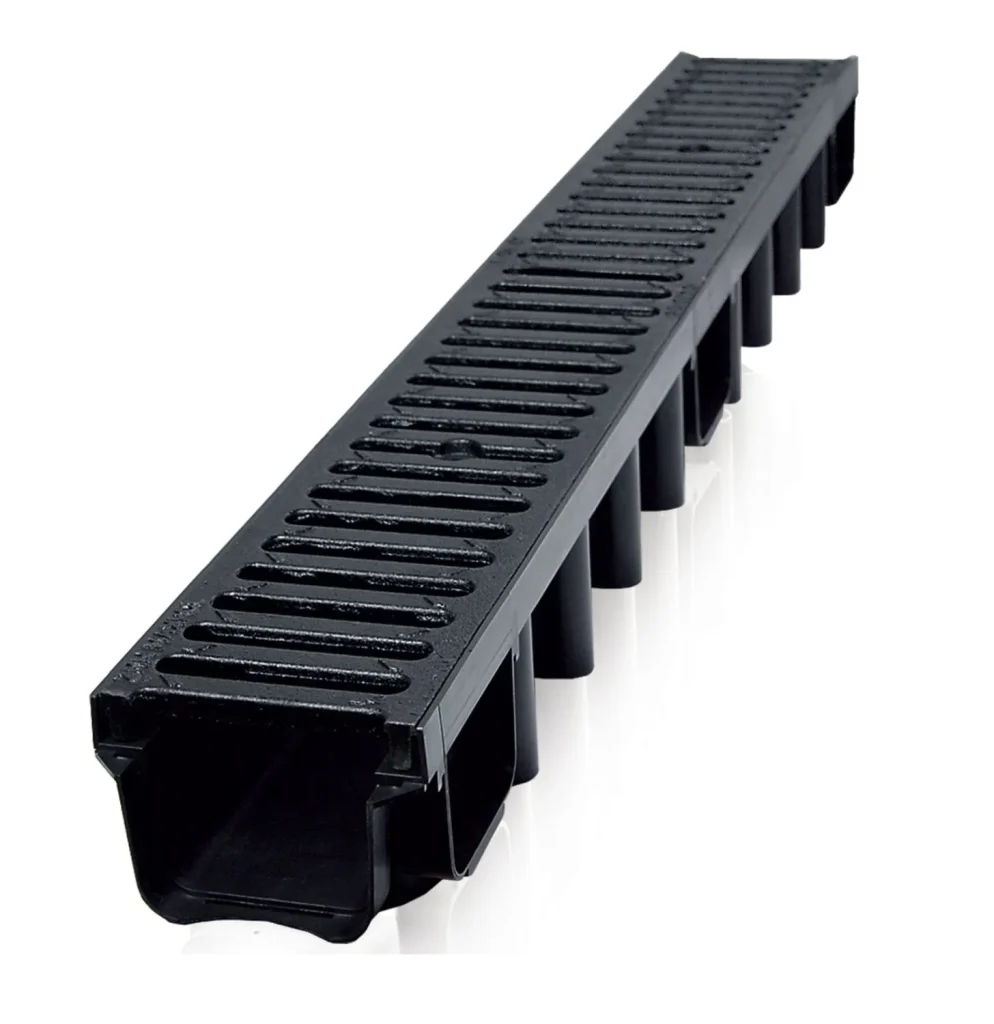 Odwodnienie liniowe B125 Żeliwne Krata Classic 1000x98x131 mm do 125 Tony MAX-DRAIN