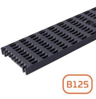 Krata PVC Grid Grafit B125 Ruszt odwodnienia liniowego 500x126x20 mm