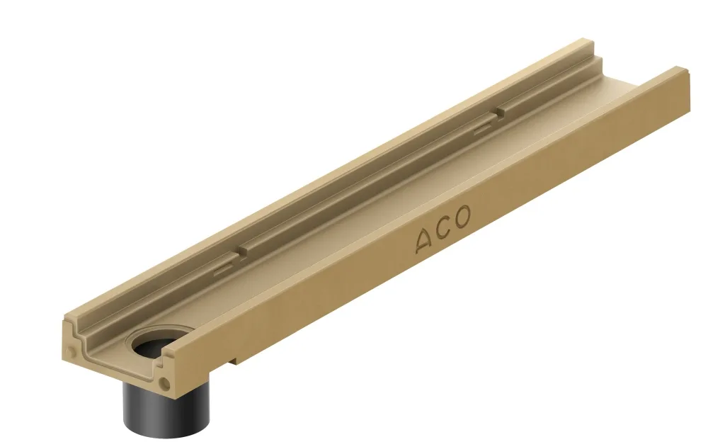 Korytko Niskie ACO Deckline P100 C250 z króćcem Ø110 H6 cm Korytko Niskie ACO Deckline P100 C250 z króćcem Ø110 H6 cm