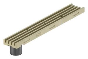 Odwodnienie grzebieniowe ACO Multislot 150 Naturalny z króćcem H5 cm
