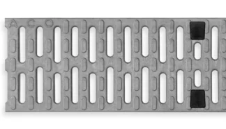 Ruszt tworzywo ACO B125 Drainlock - 50 cm Multiline V100 - szary