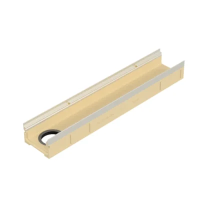 Korytko ACO Multiline V150 niskie ocynk z odpływem Ø110 100 cm H12 cm