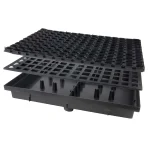 ZMM Maxpol Wycieraczka systemowa 60x40 z odpływem, kratka - gumowa 01831