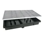 ZMM Maxpol Wycieraczka systemowa 60x40 z odpływem, kratka - stal ocynk 01833