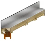 Odwodnienie Szczelinowe ACO Euroline z króćcem Ø110 Ruszt Stal A15 H215 cm