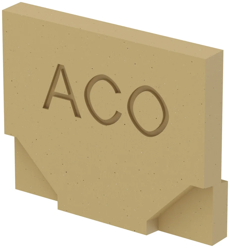 Zaślepka Ścianka czołowa ACO Euroline Początek Koniec