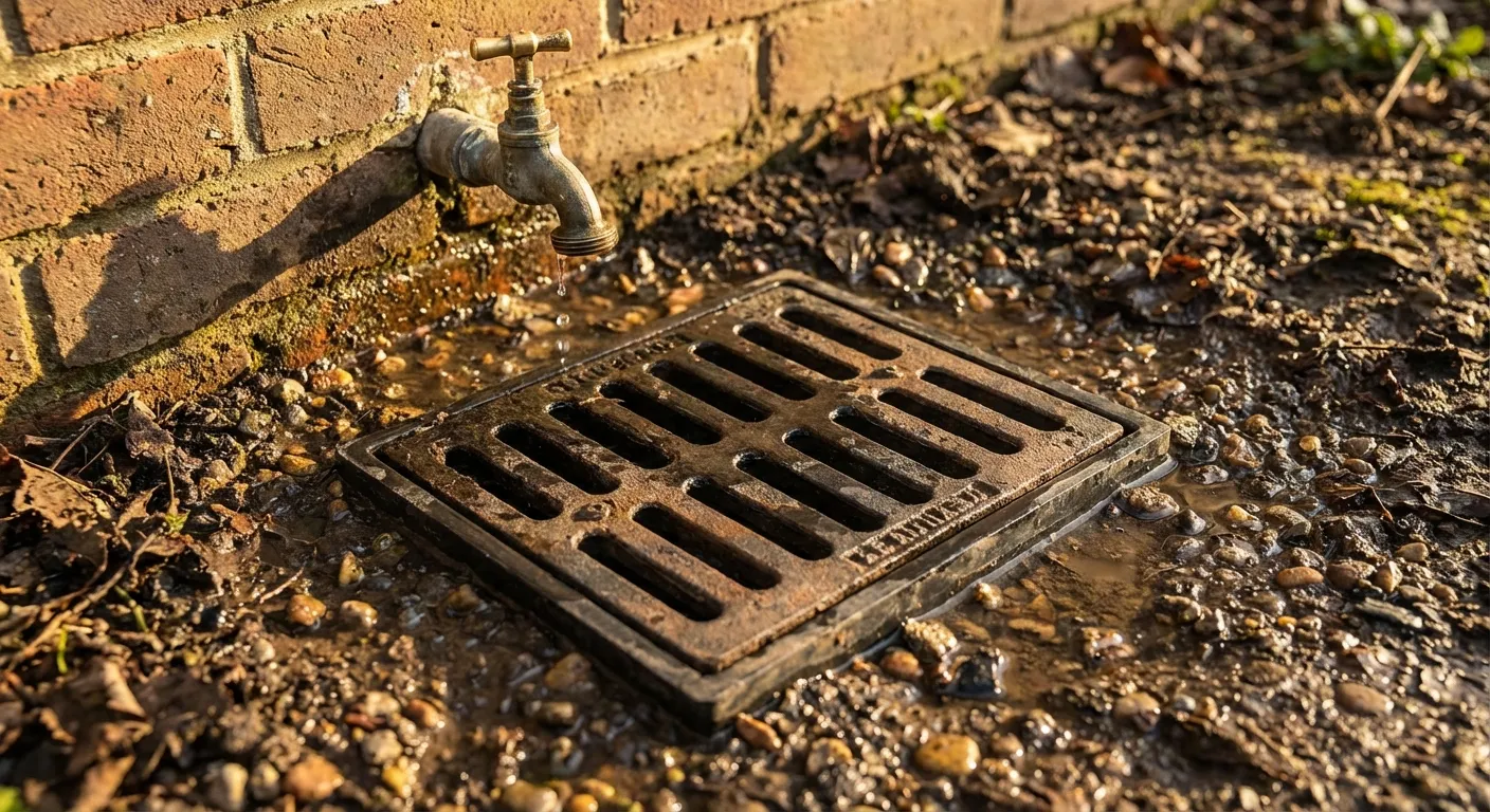 Koniec z błotem pod kranem ogrodowym! Montaż odwodnienia krok po kroku Koniec z błotem pod kranem ogrodowym! Montaż odwodnienia krok po kroku