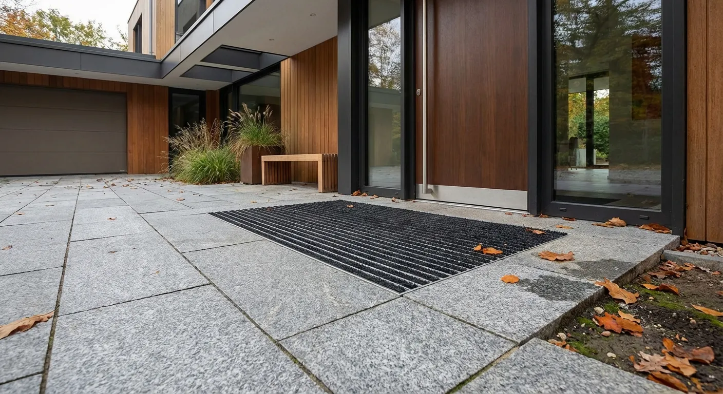 O czym pamiętać planując montaż wycieraczki w kostce brukowej?